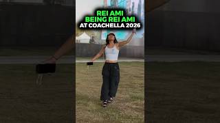 Rei Ami Being Herself At Coachella Again #BiasNotes #ReiAmi #Coachella2026 #KATSEYE #HUNTRIX