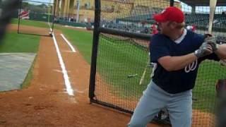 Adam Dunn Batting Practice