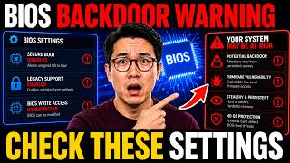 Your BIOS May Have a Backdoor Check These 3 Settings Immediately