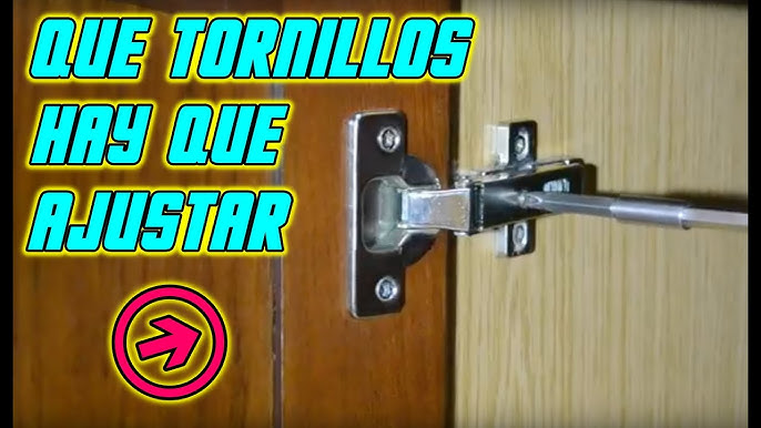 Cómo ajustar las bisagras de las puertas de un armario?