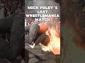 The last WrestleMania matches of WWE wrestlers (Part 3) #wwe #wrestling #shorts