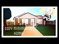 ROBLOX | Bloxburg: Cozy Minimalist Home | Speed Build