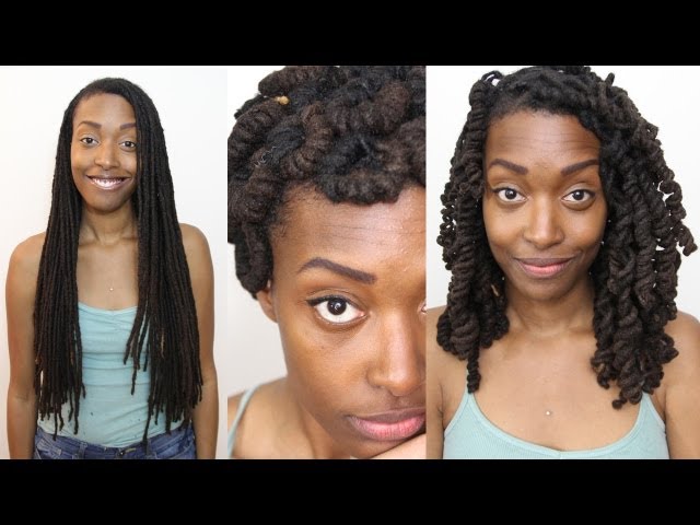 Holiday Hair 😍🦃 another pipe cleaner curls tutorial cus I love my ha, Short Loc Hairstyles