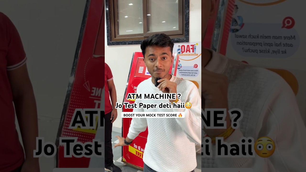 Mock Test MARKS booster 😳🔥|| CPS machine by MOTION❤️ 