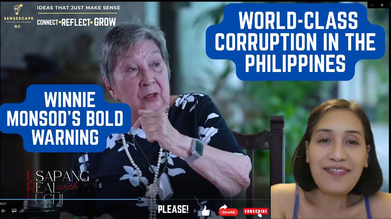 Monsod World-Class Corruption in the Philippines: Winnie Monsod’s Bold Warning ...