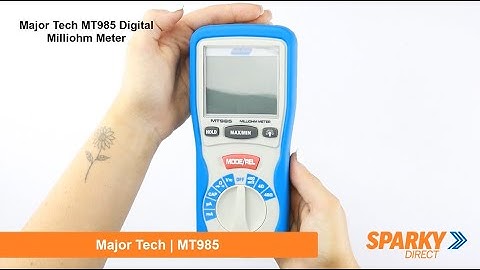 Major Tech MT985 | Digital Milliohm Meter