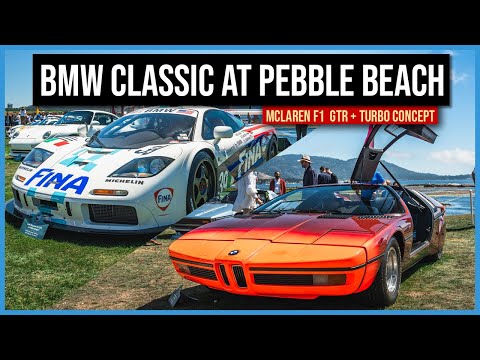 BMW Classic Takes on the Pebble Beach Concourse (McLaren F1 + Turbo Concept Deep Dive)