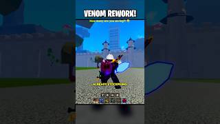 Are YOU Ready For The Venom Rework?! 🚨 #bloxfruits #roblox #shorts