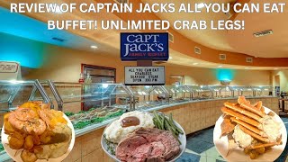 REVIEW OF CAPTAIN JACKS ALL YOU CAN EAT BUFFET! UNLIMITED CRAB LEGS!