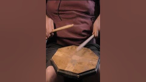 96fps Slow Mo Singles at 200BPM Wait for it. #rudiments #pushpull #shorts #singlestrokeroll