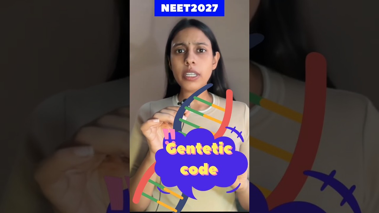 🧬 Genetic Code Features in 60 Sec 🔥 | NEET 2027 #shorts