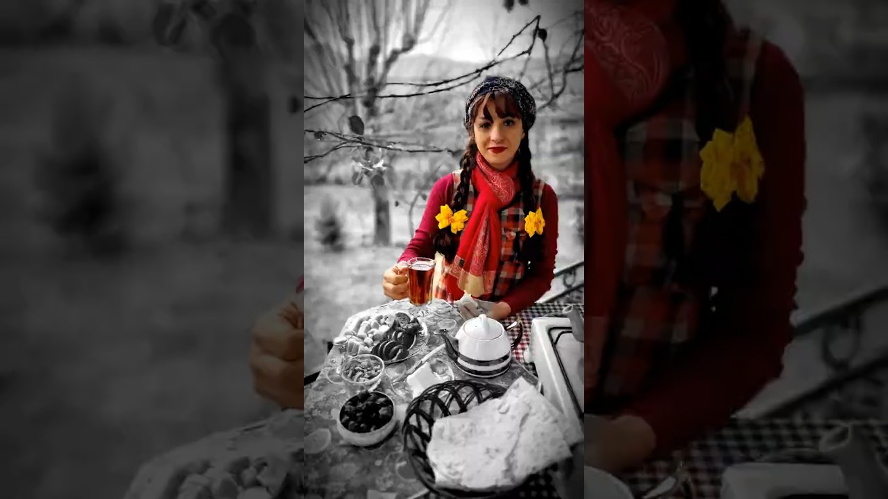 Cozy Rainy Day Village Breakfast | Fresh Bread & Tea ASMR Sounds