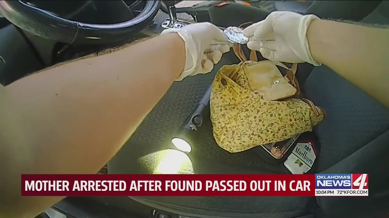 Mother arrested after found passed out in car - YouTube