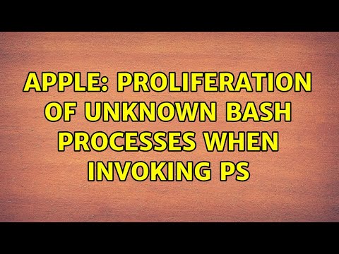Video: Apple Proliferation