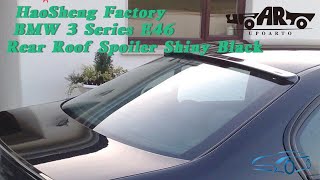 China Factory|Shiny Black Rear Roof Spoiler for BMW 3 Series E46 1998-2006 Review
