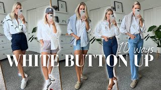 You will NEVER look basic again in your white button down shirt