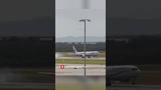 Niugini, Old Boeing 767-300 Positive Landing In Brisbane