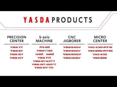 LINE-UP: YASDA horizontal and vertical machines