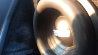 sundown audio x series sub. NOT CLOSE TO MAX OUT