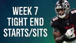 Tight Ends Every Game Week 7 Fantasy Football