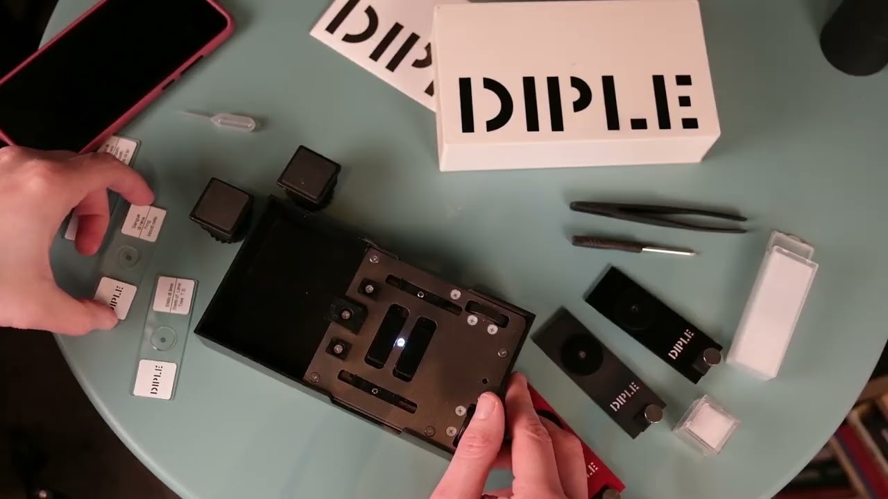 DIPLE Black & Fine smartphone microscope