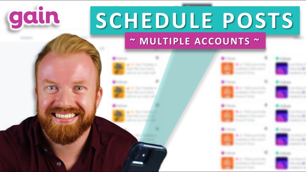 Лучший планировщик публикаций для SMM-менеджеров | Gain | Управление несколькими брендами