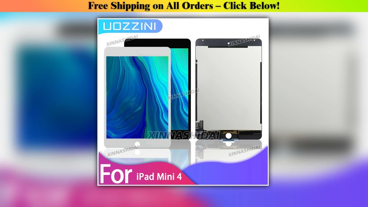 100% Tested For Apple iPad Mini 4 A1538 A1550 LCD Display Touch Screen Digitizer for mini 4 LCD