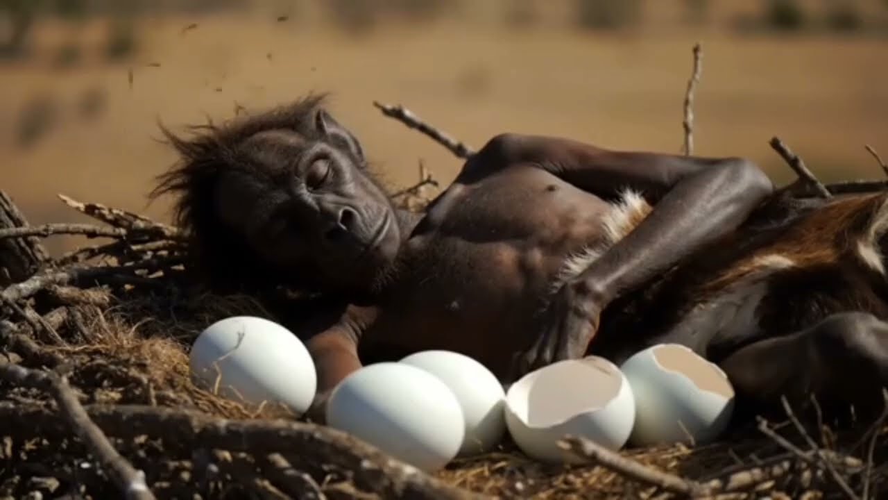 Life Millions Years Ago _ Eagle’s Nest _ Prehistoric World (AI )