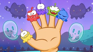 Learn English with Om Nom  Let's Hide and Seek with Finger Family Song