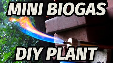 Make your own cheap energy with a DIY mini biogas plant