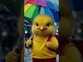 Small Chick, Big Heart: A Lesson in Kindness 🐥🌧️