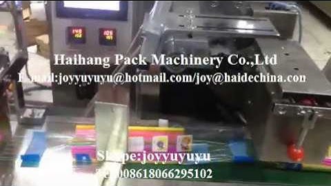 Drinking straws automatic counting & packing machine