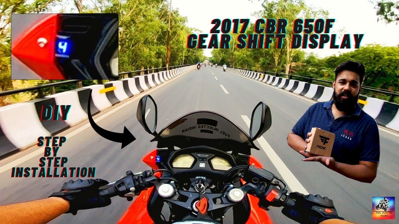 Motorcycle Gear Indicator Installation Honda CBR650F How to Install Gear Indicator Worth it