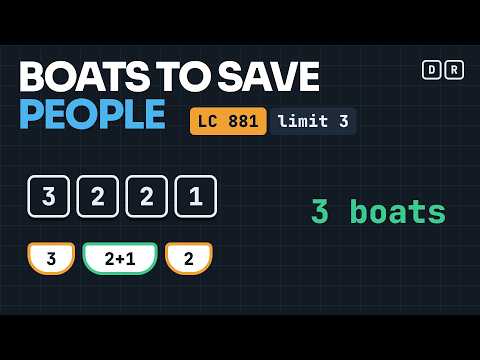 Boats to Save People (LeetCode 881) | Two Pointers Explained