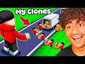 Spawning CLONES To WORK FOR US in Roblox!
