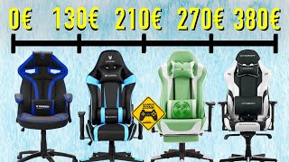 Las 7 Mejores Sillas Gaming Baratas - Comparativa