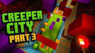 Minecraft: Building a Creeper City Part 3 – Building the Body