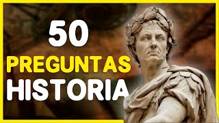 50 PREGUNTAS de HISTORIA UNIVERSAL 🚀🛕🧠 ¿Cuánto sabes de Historia?