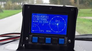 PA8W RDF40 Amplitude Radio Direction Finder field test.