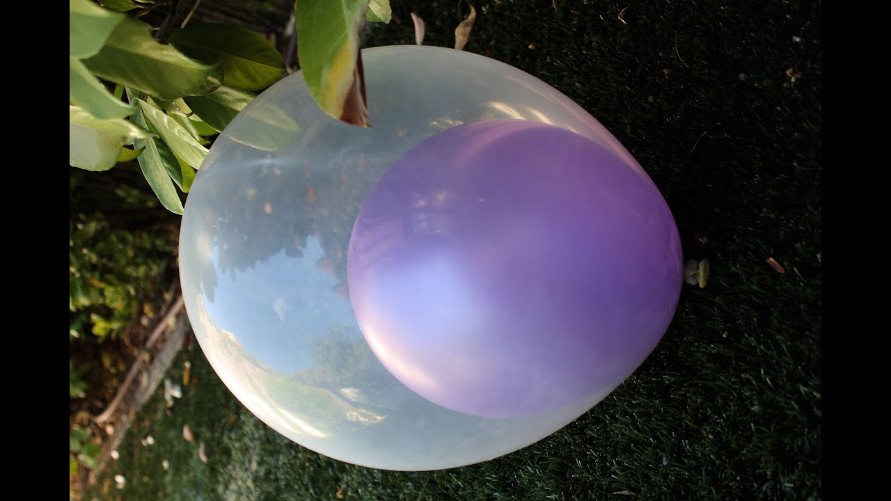 Un globo dentro de otro globo. A balloon inside another balloon YouTube