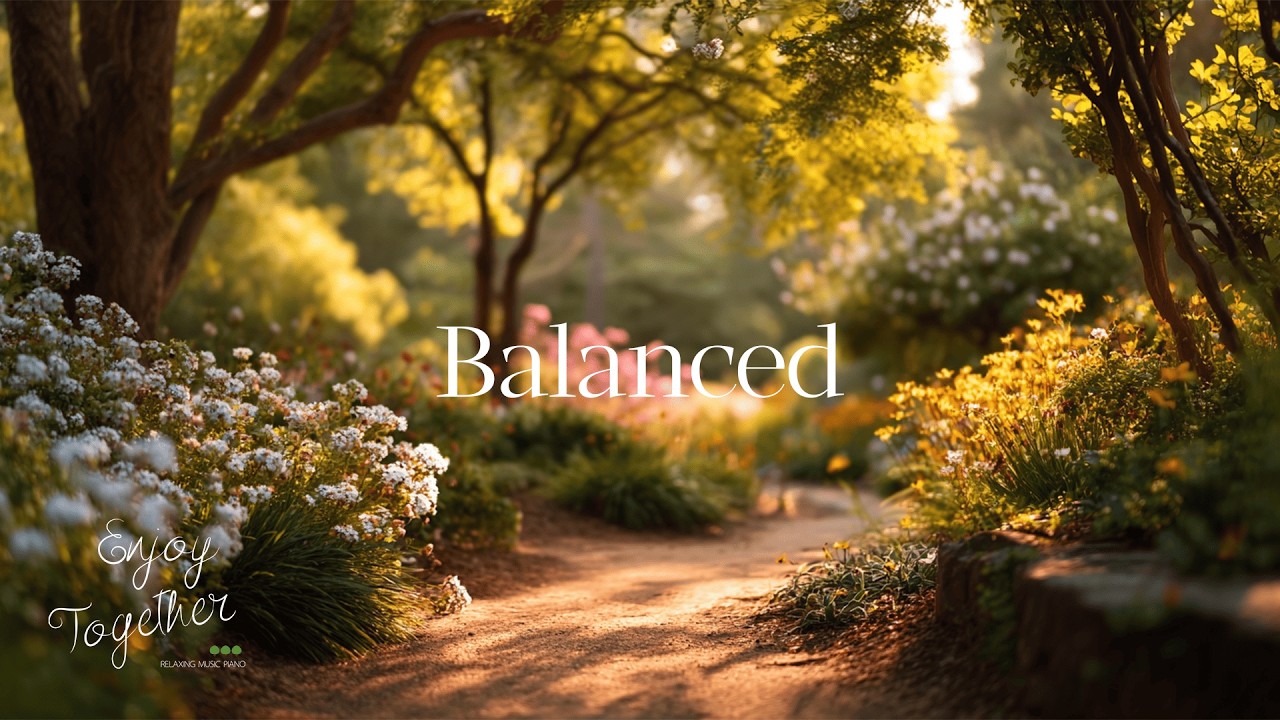 Balanced Feelings Slowly Replace Inner Tension and Overwhelm 🌸⚖️ Breathe evenly and relax into calm