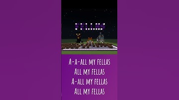 ALL MY FELLAS - Minecraft Note Blocks