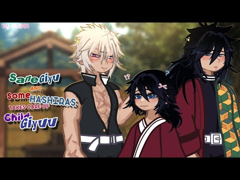 🌊🍃: SANEGIYU and some of the Hashira meet young Giyuu! | KNY | GLMM
