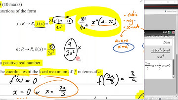 Maths Methods | VCAA 2018 Exam 2 | Extended Response 5