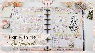 PLAN WITH ME ❤ Be Inspired ft. Two Lil Bees ❤ OCT 2017 week 40 |  ThePinkRoomCo.🎀