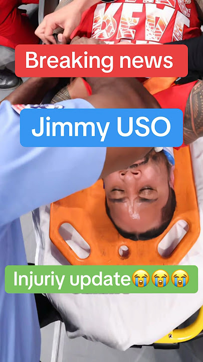 Breaking news that is sad ! Jimmy USO injury update! #wwe #jimmyuso #thebloodline