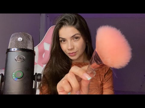 ASMR Câmera brushing com sons de boca com leve eco ｜ Impossível não dormir 😴