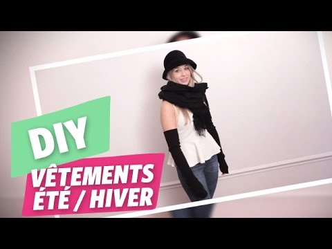 ✿ Avec Marie recyclez vos vêtements d'été pour les mettre en hiver ✿