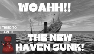 THE NEWHAVEN SUNK! || Sinking Ship Survival  Roblox