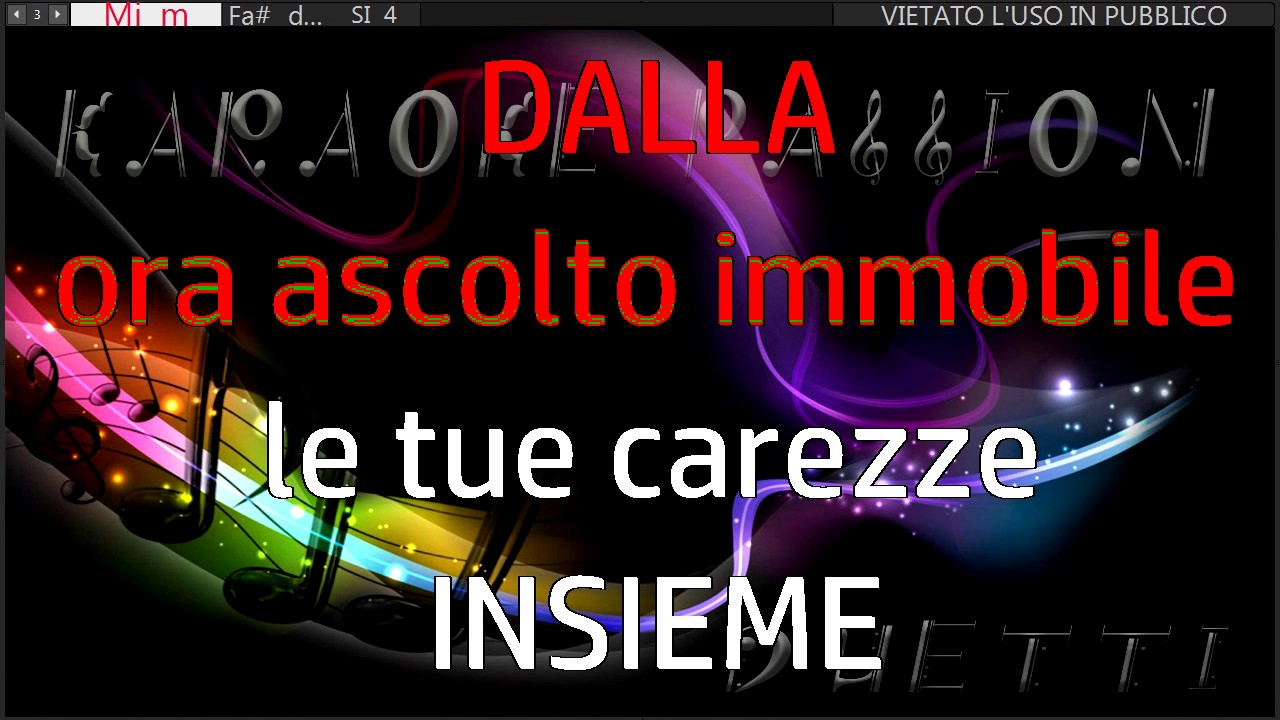 Vita (L. Dallae G. Morandi) Karaoke duetto YouTube Vita (L. Dallae G. Morandi) Karaoke duetto YouTube